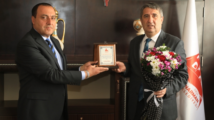 Aydemir Adem KINALI belediye başkanlığı görevini teslim aldı. 